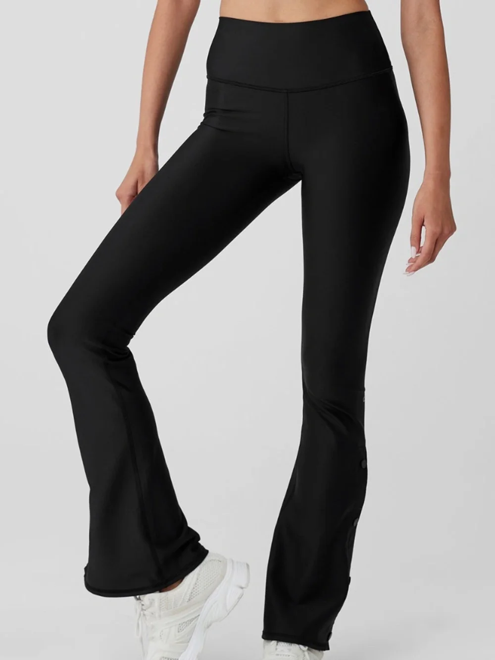ALO Yoga Airlift High-Waist Game Changer Flare Black Legging Size Small